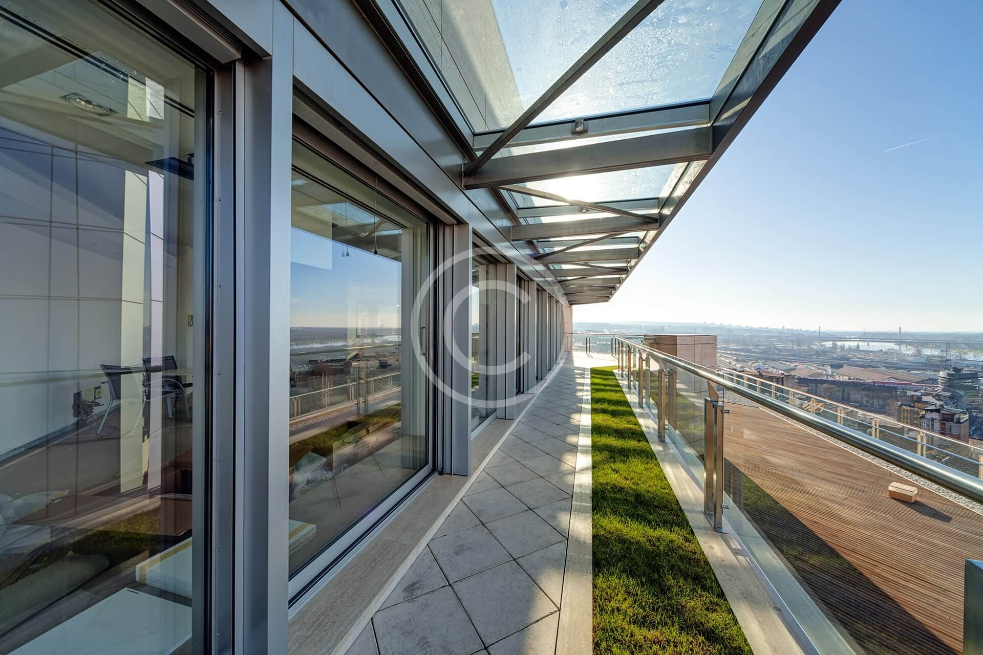 Fresh Look at High Rise Building Penthouse